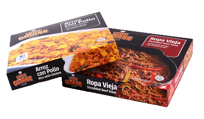 Latin Cocina retail meal packages