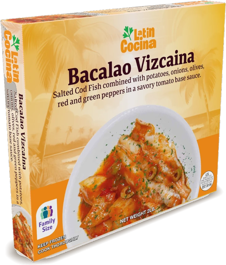 Latin Cocina Bacalao Vizcaína package
