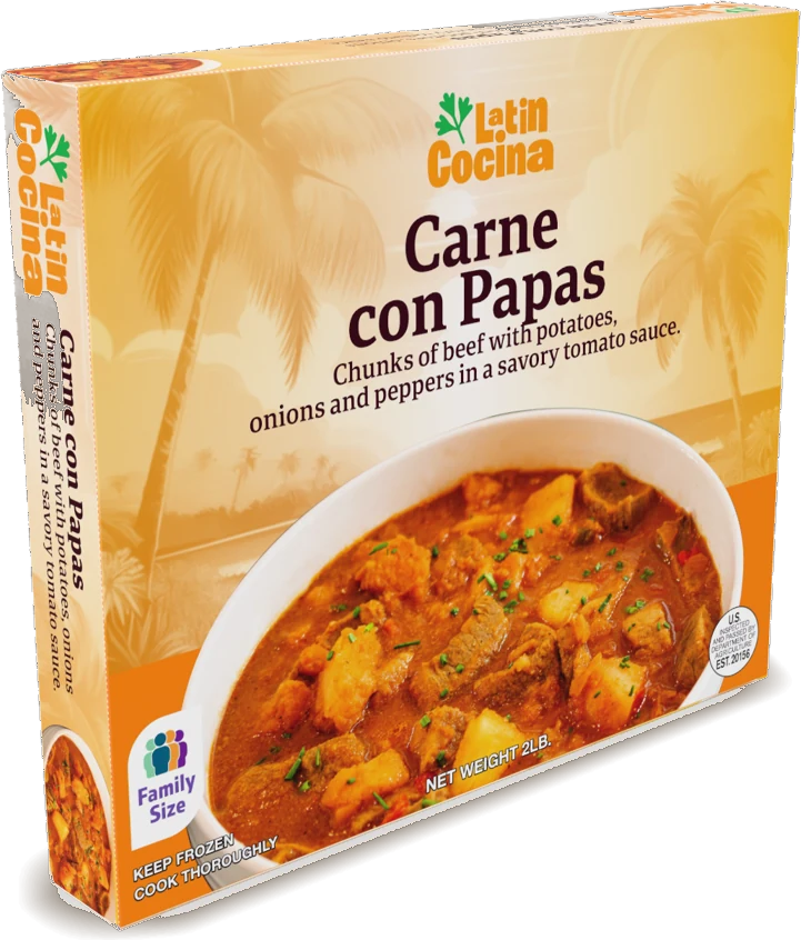 Latin Cocina Carne con Papas package