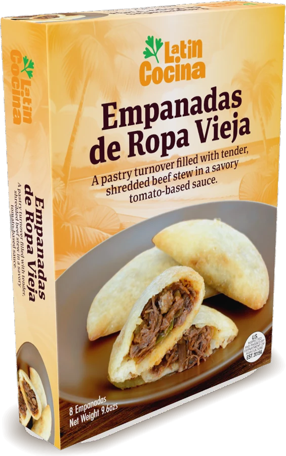 Latin Cocina Empanadas de Ropa Vieja package