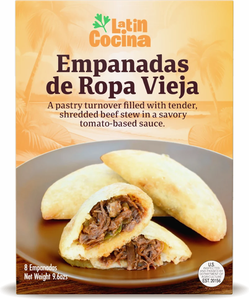 Latin Cocina Empanadas de Ropa Vieja package